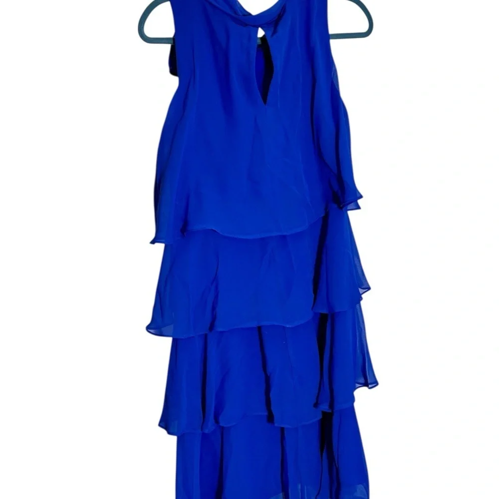Cha-Cha-Chic! 💙 Tiered Cocktail Dress That Twirls! - Picture 4 of 8